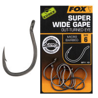 Fox Edges Super Wide Gape (Outturned eye) Haken Size 6