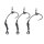 Korda Spinner Rig Hook Section Gr 6