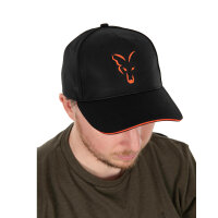 Fox Collection Baseball Cap Black & Orange