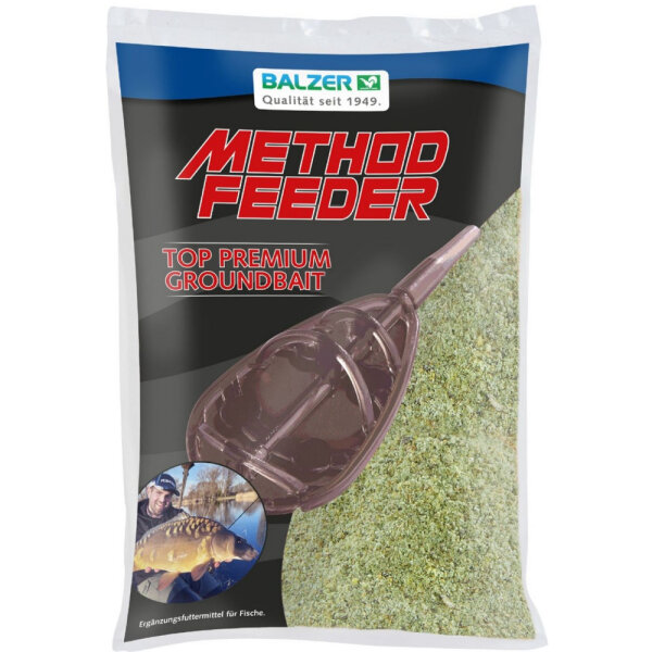Balzer Premium Method Feeder Fertigfutter Allround green
