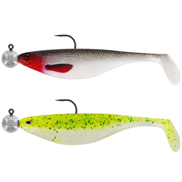 Westin ShadTeez fertig montiert 2er Pack Gummifisch 7cm Dark Water Mix2
