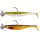 Westin ShadTeez Slim fertig montiert 2er Pack Gummifisch 7,5cm Clear Water Mix1