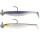 Westin ShadTeez Slim fertig montiert 2er Pack Gummifisch 12cm Clear Water Mix2