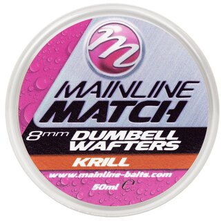 Mainline Match Dumbell Wafters 8mm Krill (Rot)