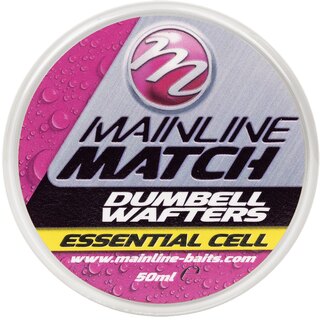 Mainline Match Dumbell Wafters 8mm Essential Cell (Gelb)