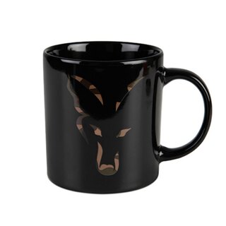 Fox Black & Camo Head Ceramic Mug