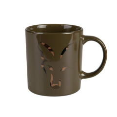 Fox Green & Camo Head Ceramic Mug