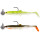 Westin BullTeez 9,5cm fertig montiert 2er Pack Gummifisch Dark Water Mix5