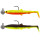 Westin BullTeez 9,5cm fertig montiert 2er Pack Gummifisch Dark Water Mix6