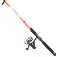 Fladen Universal Combo Orange Rute 3,00m + Rolle mit Schnur