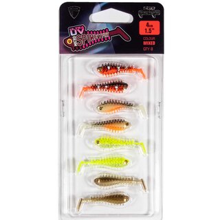 Fox Rage Ultra UV Micro Spikey 4cm Mixed Colour Lure Pack