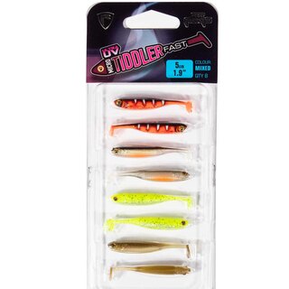 Fox Rage Ultra UV Micro Tiddler Fast 5cm Mixed Colour Lure Pack