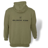 Black Cat Hoodie Khaki