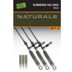 Fox Edges Naturals Submerged Heli rigs 40lb x 3