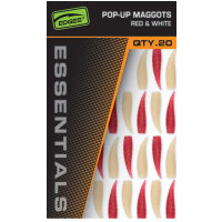 Fox Edges Essentials Pop up Maggots Red & White