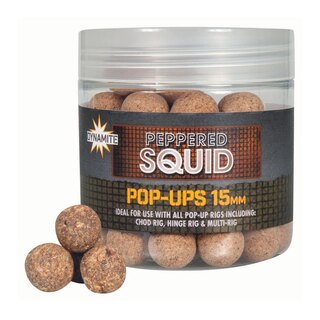 Dynamite Baits Peppered Squid Pop Ups 15mm