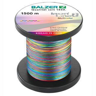 Balzer Iron Line 8 Multicolor 10m 0,20mm / 15,1kg