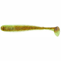 Balzer Shirasu Street  Worm Paddler 7,5cm Green Pumpkin