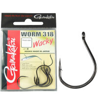 Gamakatsu Haken Worm 318 Wacky Black Gr.2