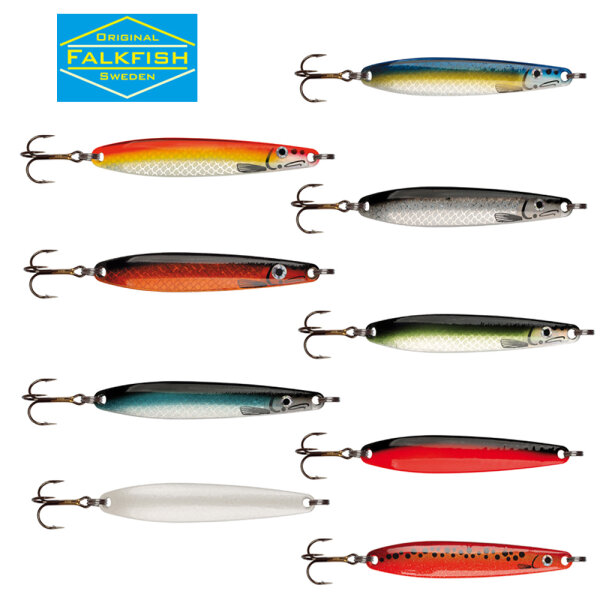 Falkfish Meerforellenblinker Thor 14 Gr. Olivegreen Black