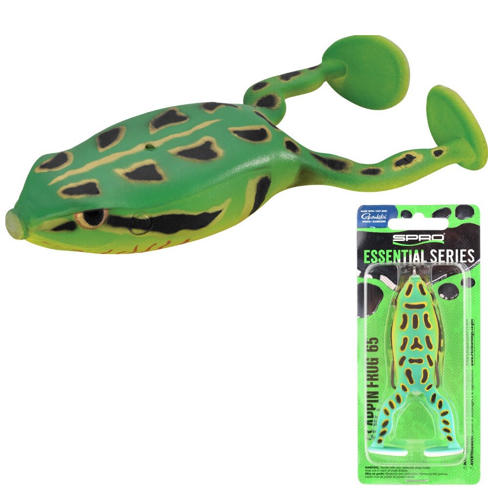 Spro Essential Series Flappin Frog 65 Green Tree - VF-Angelsport, Ihr  Ausstatter für Ihr Hobby ,Großes Fachgeschäft rund ums angeln, 12,95 €