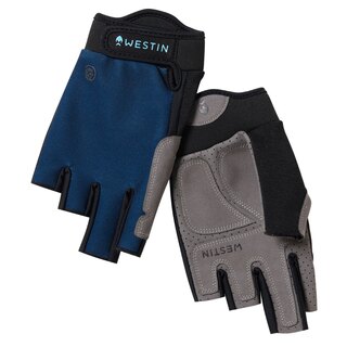 Westin Drip UPF Half Finger Glove Handschuhe Petrol Blue X-Large
