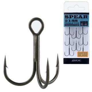BKK Spear-21 SS Hook Drilling Size 5/0 (Pack of 4)