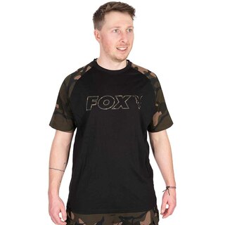 Fox Black / Camo Outline T-Shirt Gr.S