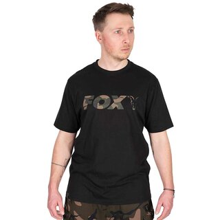 Fox Black / Camo Logo T-Shirt Gr.S