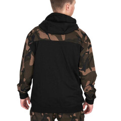 Fox LW Black / Camo Split Zip Hoody