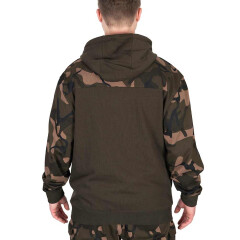 Fox LW Khaki / Camo Split Zip Hoody