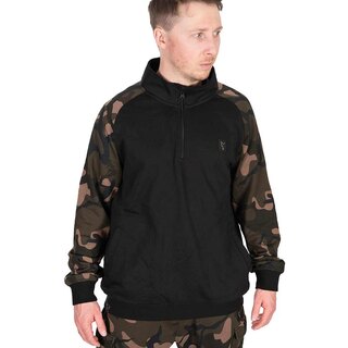 Fox LW Black / Camo QTR Zip Pullover Gr.S