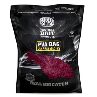 SBS PVA Bag Pellet Mix / Method Feeder Pellet Mix Black natural 2mm