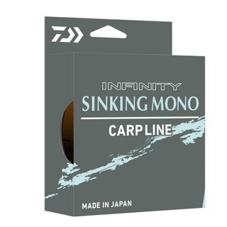 Daiwa Infinity Sinking Mono Carp Line Dunkel Olive 500m 0,28mm / 6,3kg