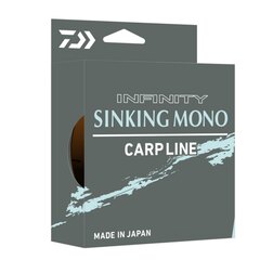 10m Daiwa Infinity Sinking Mono Carp Line Braun 0,28mm / 6,3kg