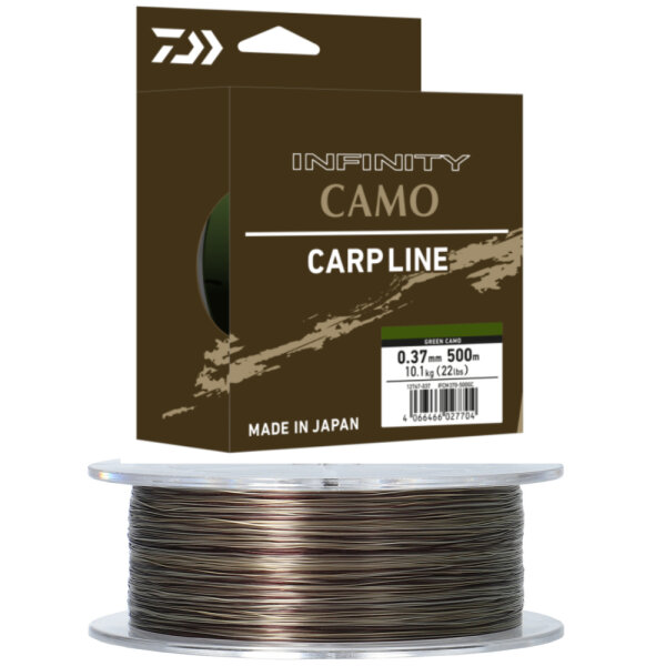 Daiwa Infinity Camo Sinking Mono Braun Camo 500m 0,41mm / 11,6kg