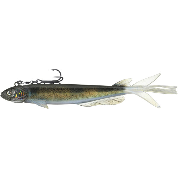 Daiwa Prorex V-Marley Pelagic Shad Gummifisch montiert Live Baby Zander
