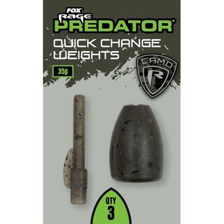 Fox Rage Predator Camo Quick Change Weights 35g