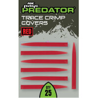 Fox Rage Predator Red Trace Crimp Covers x 25pcs