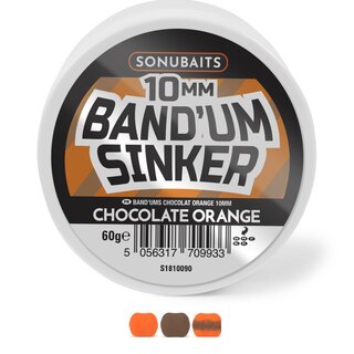 Sonubaits BandUm Sinker 10mm Chocolate Orange