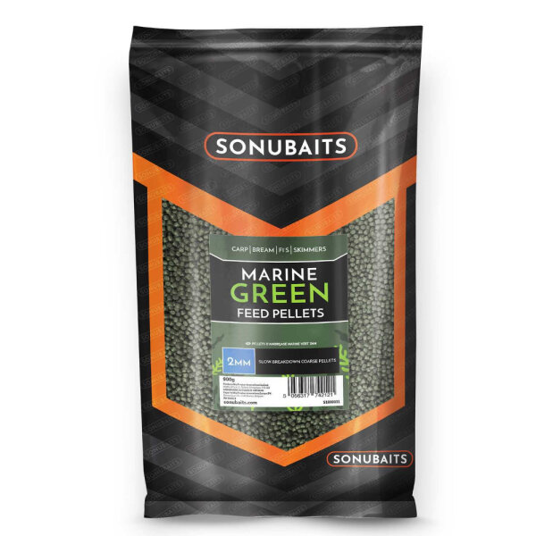 Sonubaits Marine Green Feed Pellets 900g 4mm