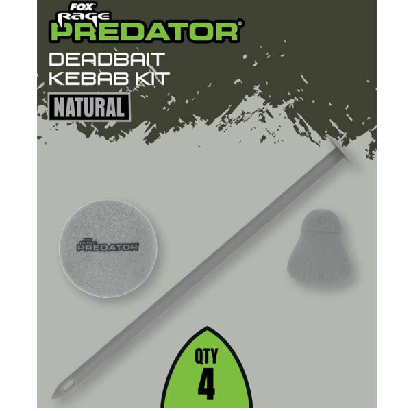 Fox Rage Predator Deadbait Kebab Kit Neutral