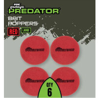 Fox Rage Predator Bait Poppers Red Large