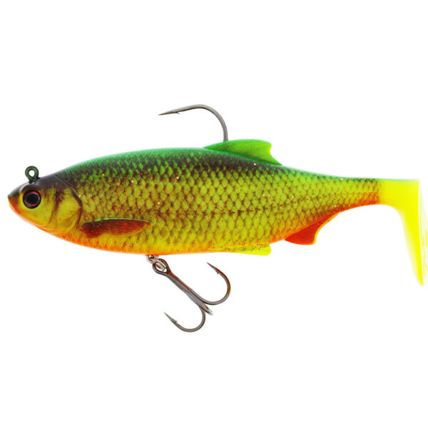 Westin Ricky the Roach Shadtail RNR montiert 14cm Firetiger Rudd
