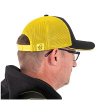 Black Cat Black and Yellow Trucker Cap