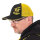 Black Cat Black and Yellow Trucker Cap