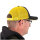 Black Cat Black and Yellow Trucker Cap