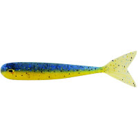 Westin MegaTeez V-Tail 5cm 4er Pack Blue N Yellow