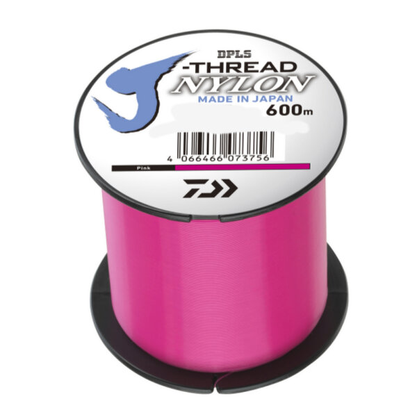 Daiwa J-Threads DPLS Mono Schnur Pink 600m 0,405mm / 12,5kg