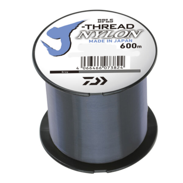 Daiwa J-Threads DPLS Mono Schnur Grey 600m 0,330mm / 8,1kg